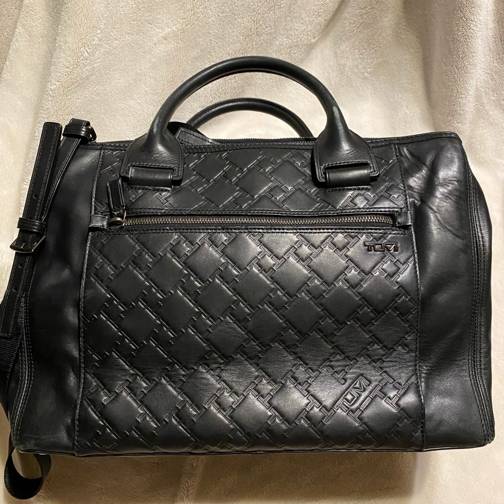 TUMI Leather Briefcase